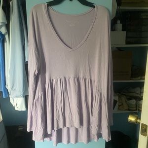 American eagle peplum top